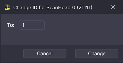 Change ID Dialog