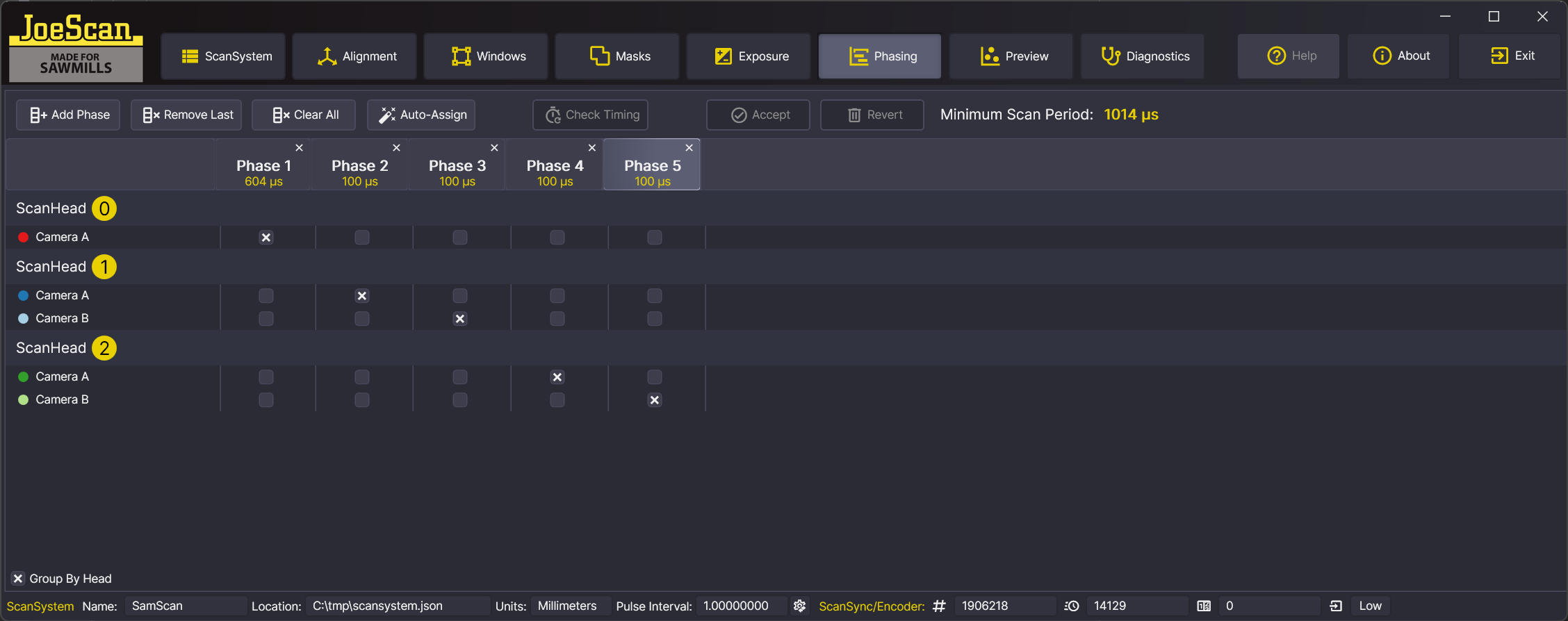 Phasing Editor